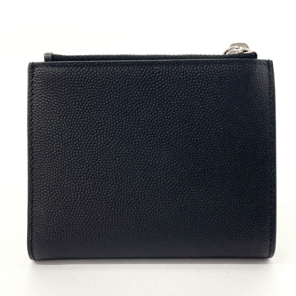 SAINT LAURENT PARIS Wallet Bifold Leather Black - Picture 3 of 10